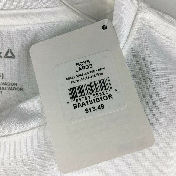 Reebok Performance Sport Graphic T-Shirt Large 14-16 - Picture 9 of 11